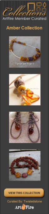 ArtFire Amber Collection